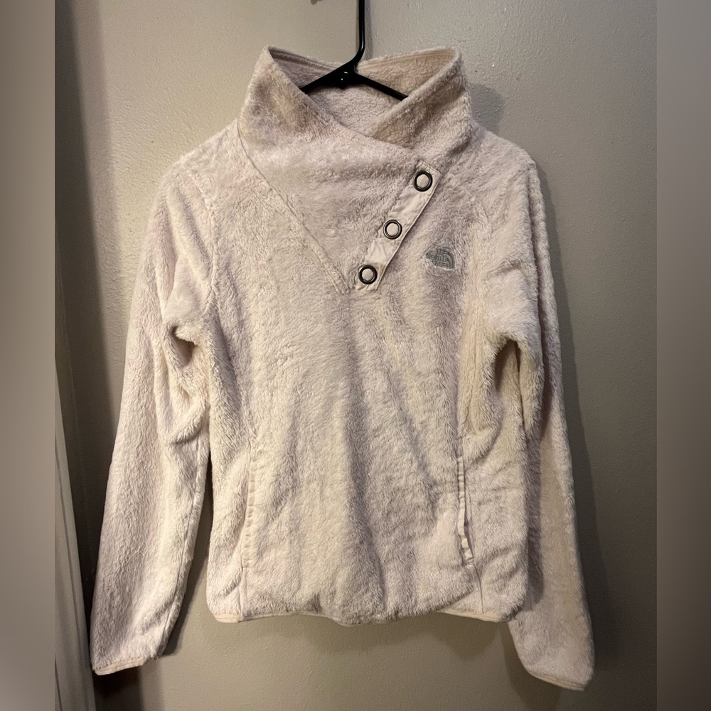 The North Face Women’s Snap Neck Pullover XS Off White